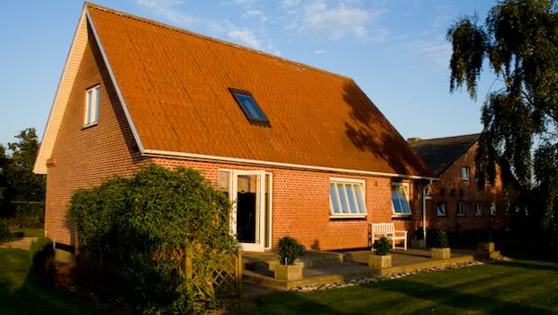 Haus im Sonnenschein