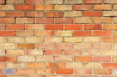 Mauer aus Ziegeln