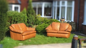 Sitzmöbel im Garten