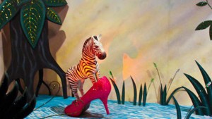 Traumsymbole Zebra und Schuh